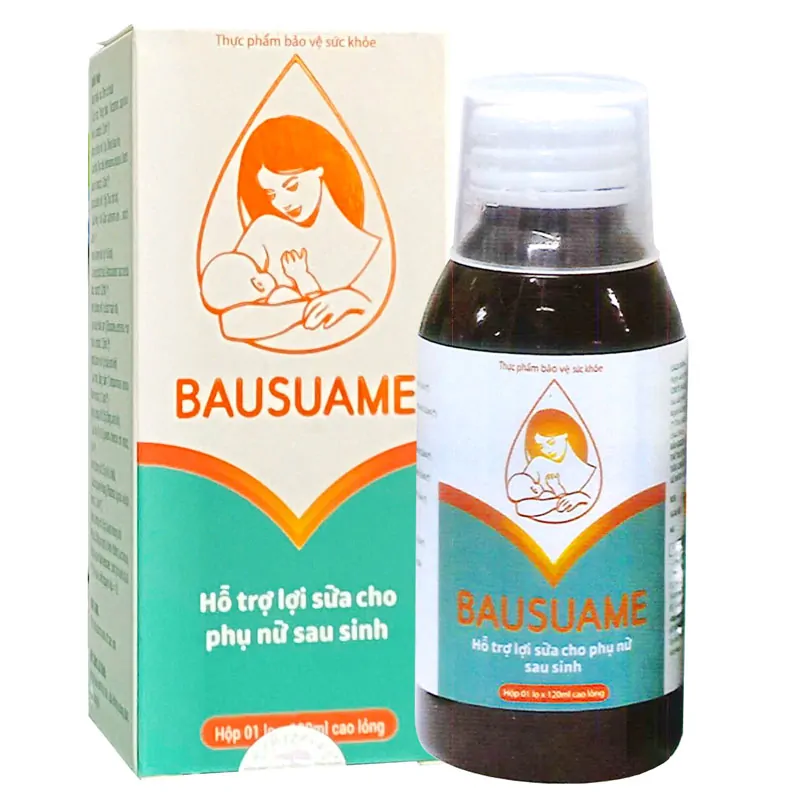 Bausuame hỗ trợ lợi sữa cho phụ nữ sau sinh