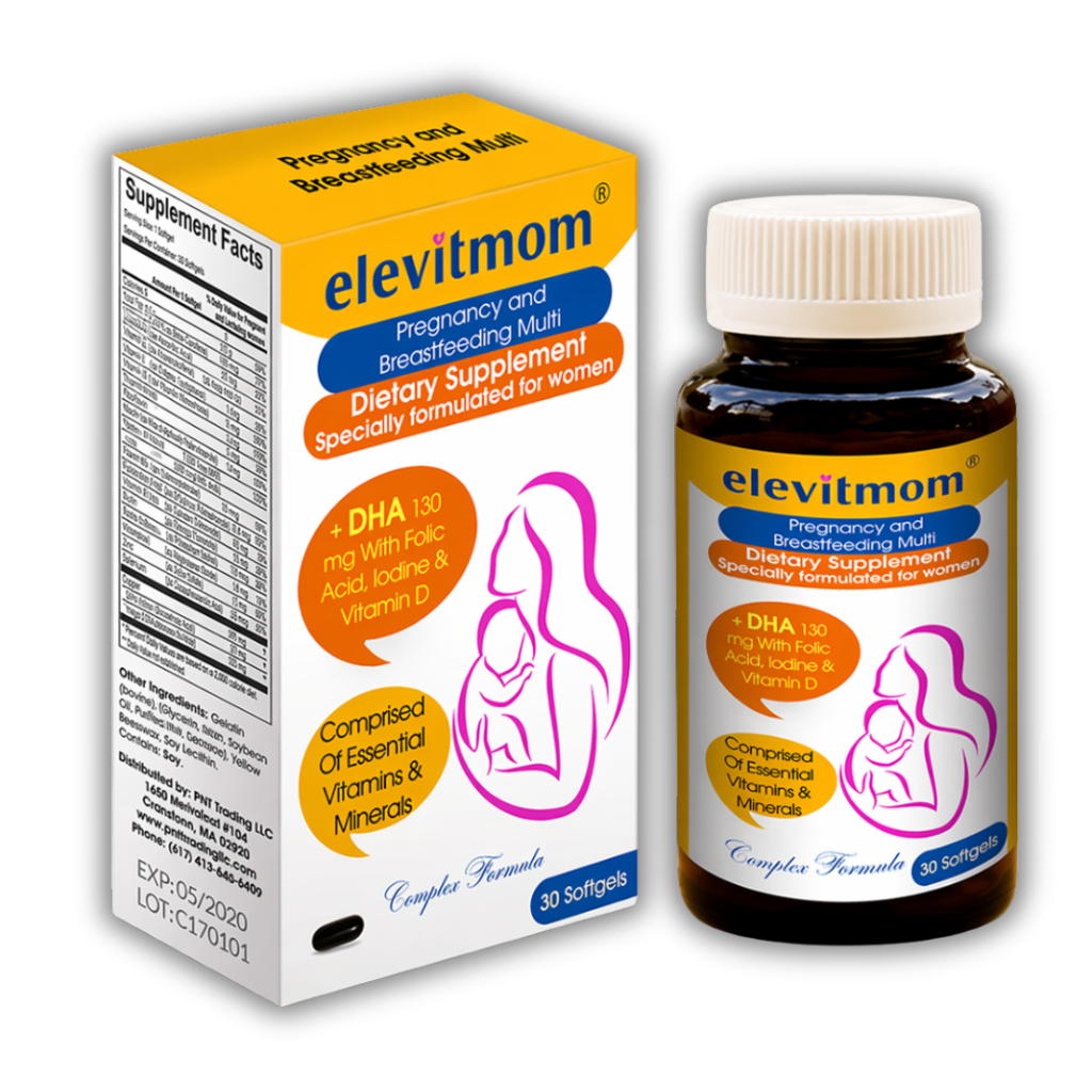Elevitmom bổ sung vitamin, DHA & EPA cho mẹ bầu và sau sinh