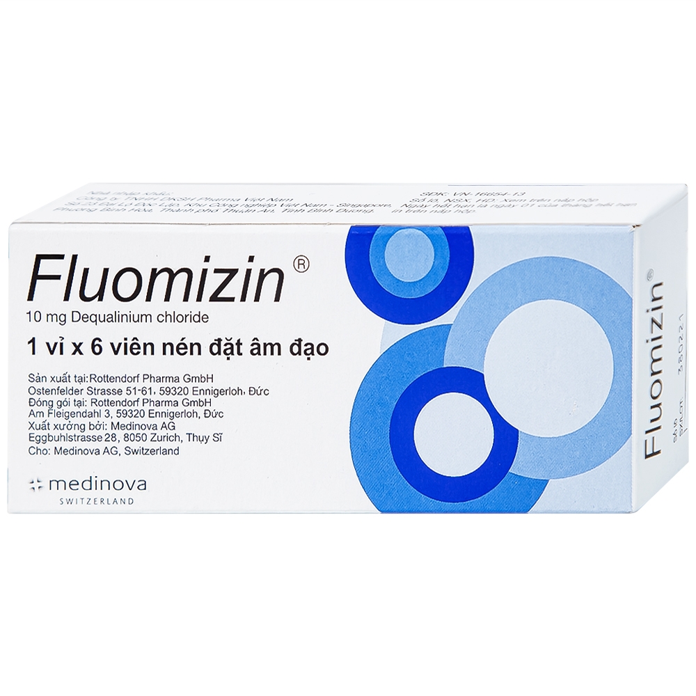 Fluomizin Medinova (1 vỉ x 6 viên)